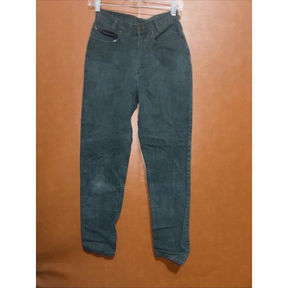 Paris Sport Club Denim - VTG 90s Paris Sport Club Denim Jeans Dark Forest Green - Tapered Leg - 5 Short